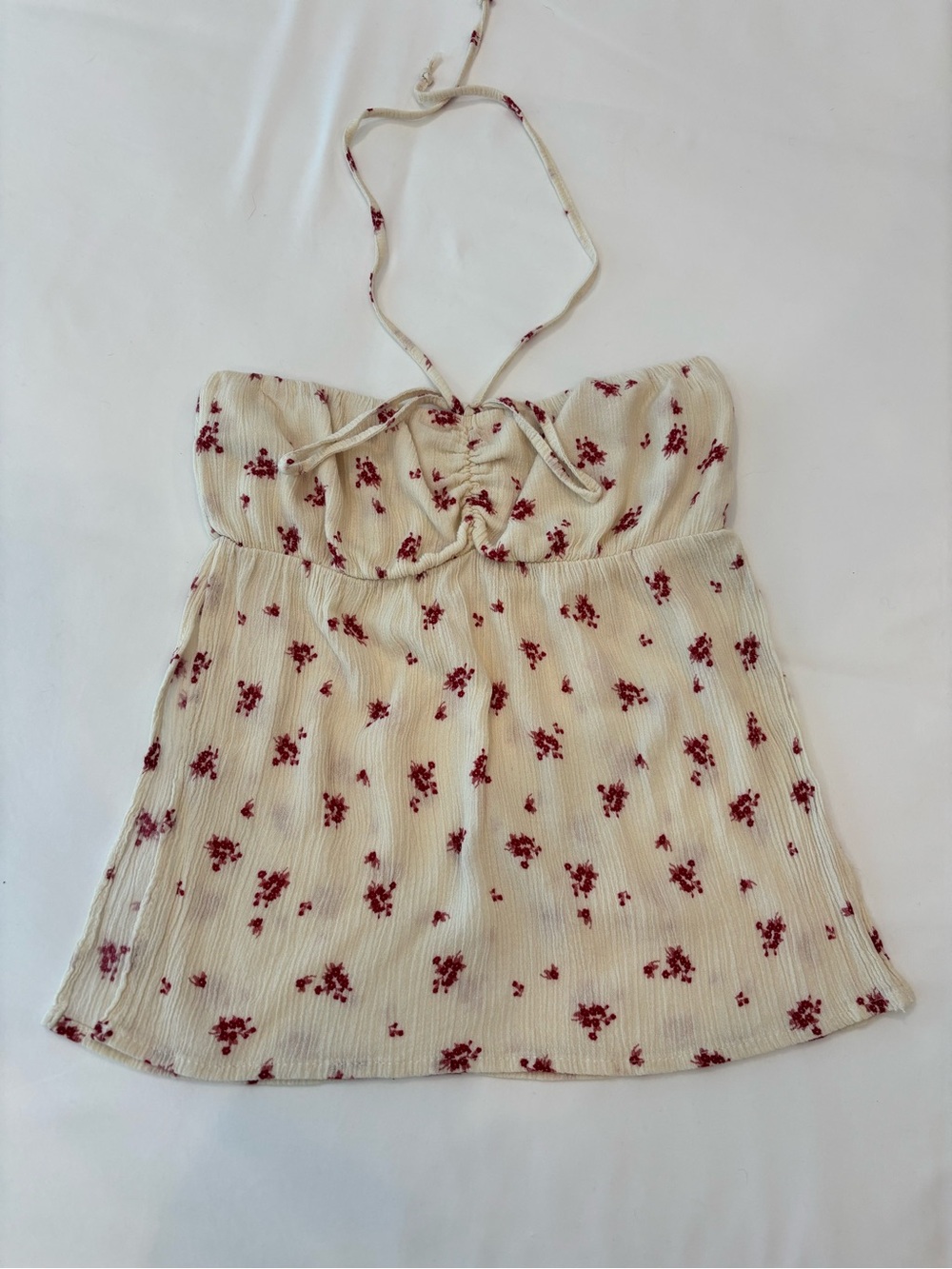 Italian Floral Halter Top